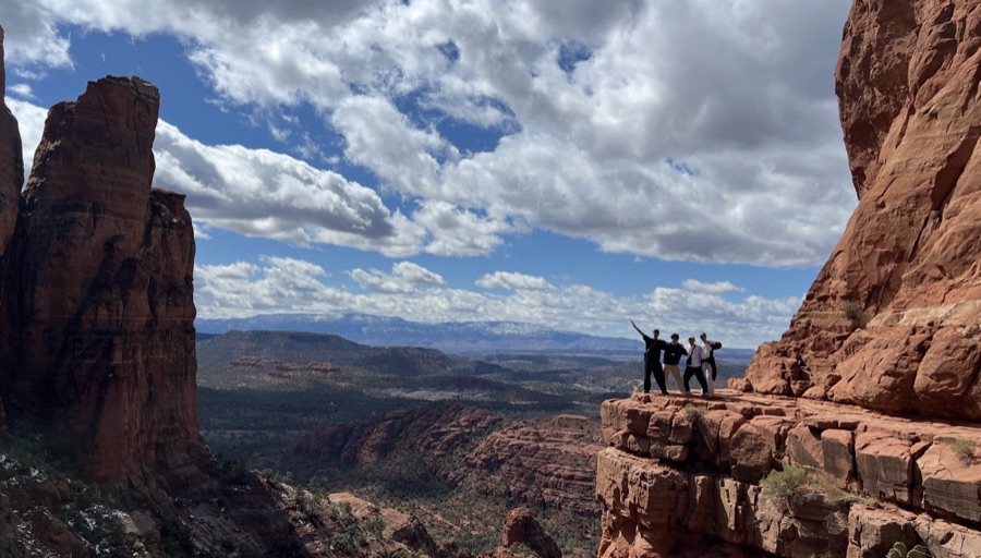 Traveling with friends in the American Southwest